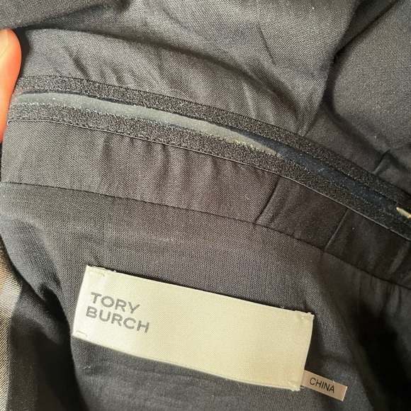 Tory Burch Stripe Wrap One Shoulder Top - Picture 9 of 10